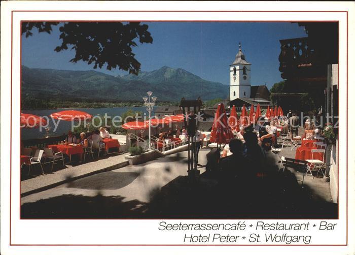 St Wolfgang Wolfgangsee Hotel Peter Restaurant Bar Seeterrasse