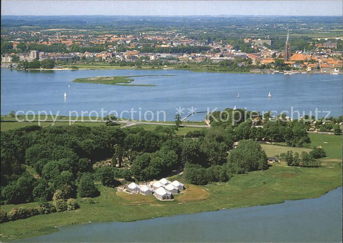 Schleswig Holstein Fliegeraufnahme Wikinger Museum Haithabu Haddebyer Noor