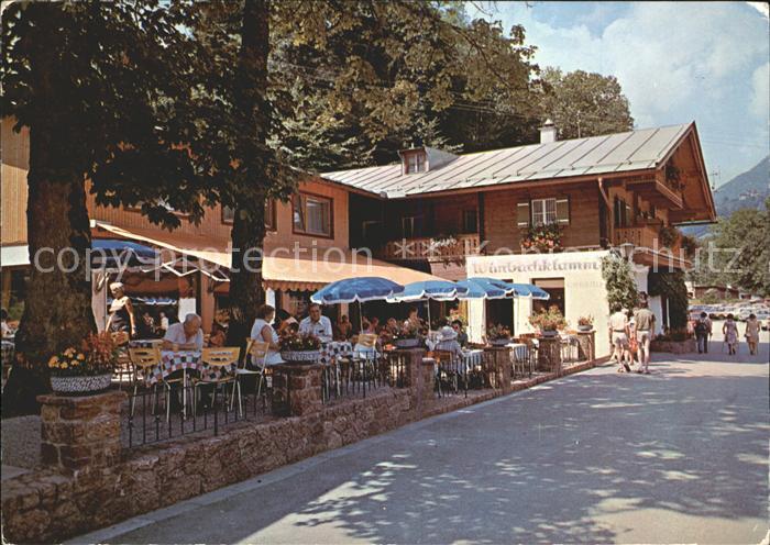 BERCHTESGADEN Bayern Raumsau Gasthaus Pension Wimbachklamm