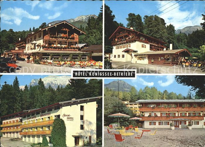 BERCHTESGADEN Bayern Hotel Koenigssee Betriebe