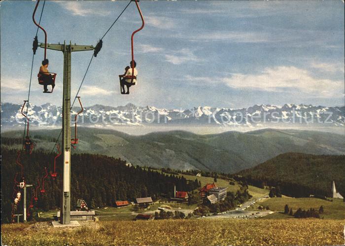 Feldberg Schwarzwald Hotel Feldberger Hof Schwebelift Alpensicht