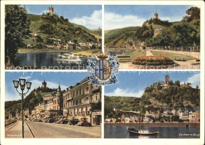 Cochem Mosel Burg Moselstrasee Sehl