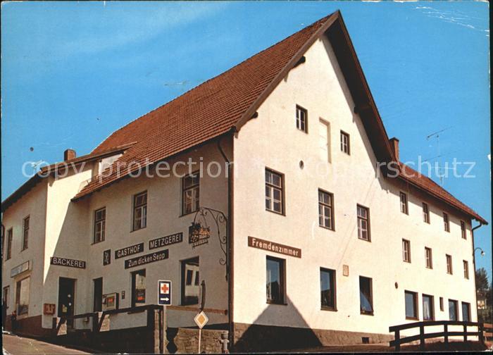 Boebrach Speisegaststaette Metzgerei Zachskorn