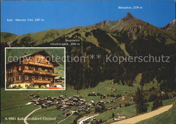 Kals Grossglockner Matreier Toerl Blauspitze Bergstation Glocknerblick Bauernhof