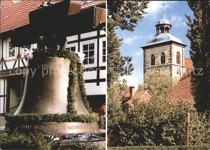 Hornburg Wolfenbuettel Bronzeglocke Kirchturm ev luth Kirche