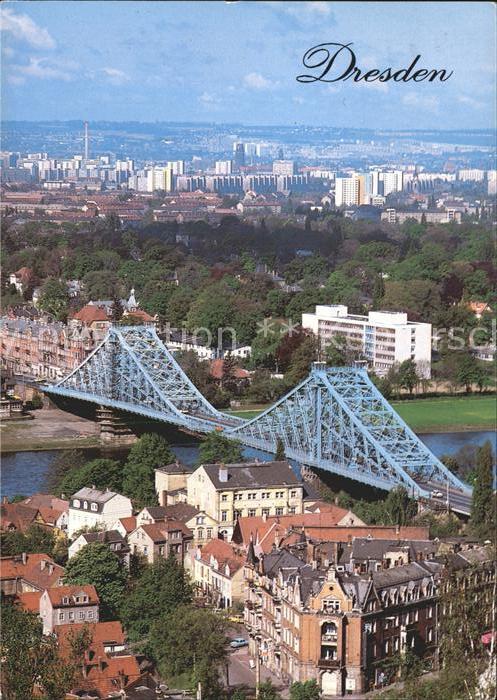 DRESDEN Elbe Elbbruecke Blasewitz