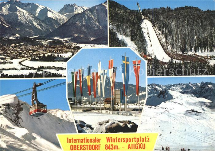 Oberstdorf Internationaler Wintersportplatz Luftseilbahn