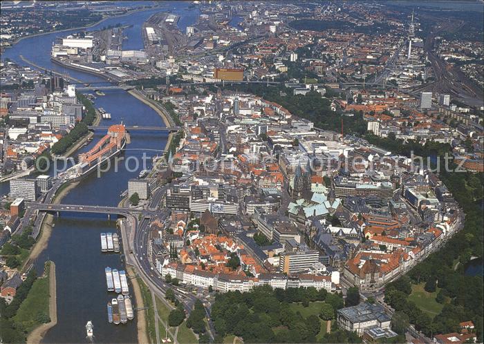 BREMEN CITY Fliegeraufnahme