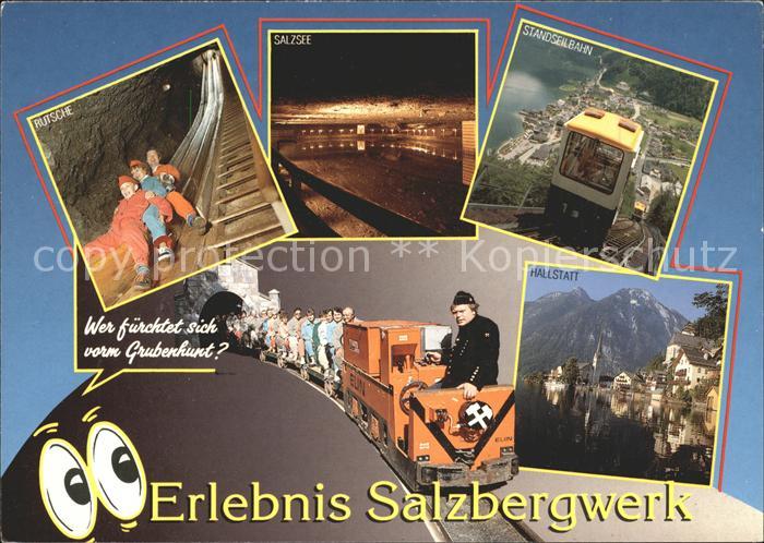 Hallstatt Austria Standseilbahn Salzsee Rutsche Saltzbergwerk