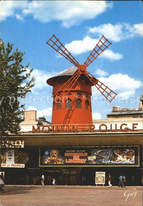 Paris Merveilles Montmartre Le Moulin Rouge