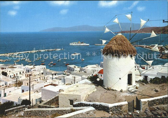 Mykonos Kykladeninsel aegaeis Windmuehle