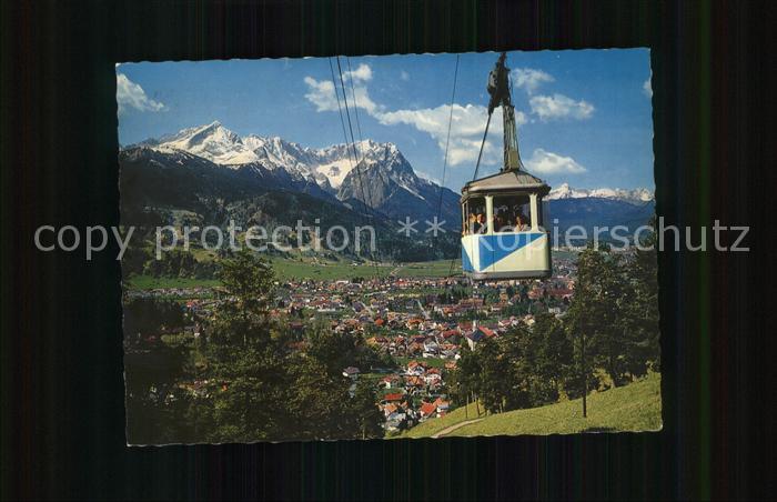 GARMISCH-PARTENKIRCHEN Bayern Wankbahn Zugspitzgruppe