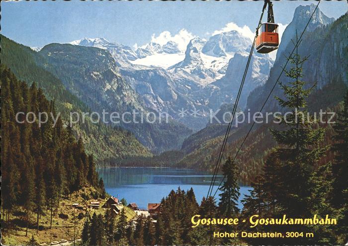 Gosau Oberoesterreich See Gosaukammbahn Hoher Dachstein