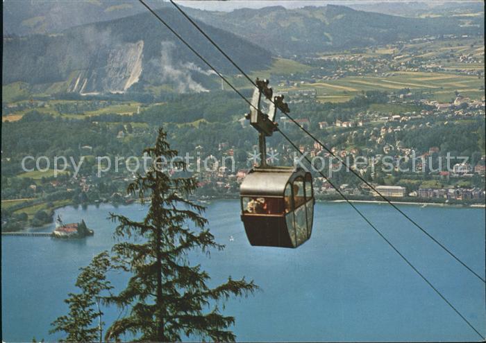 Gmunden Salzkammergut Gruenbergseilbahn Traunsee Schloss