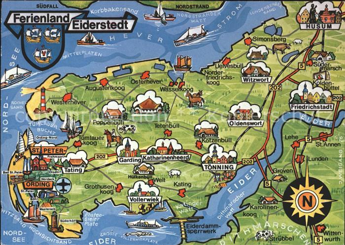 Eiderstedt Friedrichstadt Karolinen Koog Grothusenkoog