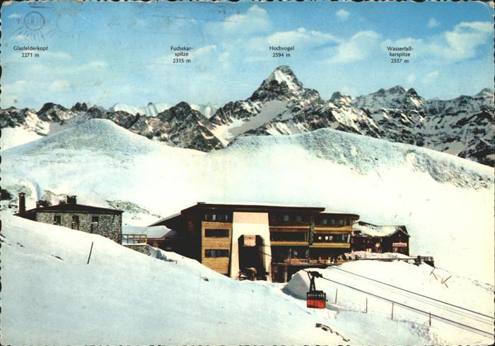 Oberstdorf Glasfelderkopf Fuchskarspitze Hochvogel Wasserfallkarspitze