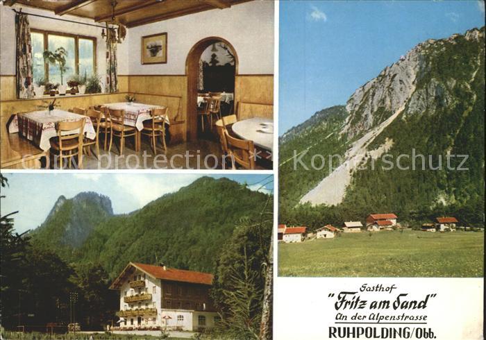 Ruhpolding Bayern Gasthaus Fritz am Sand