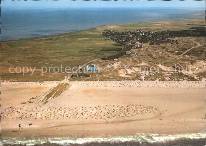 Amrum Badestrand Fliegeraufnahme