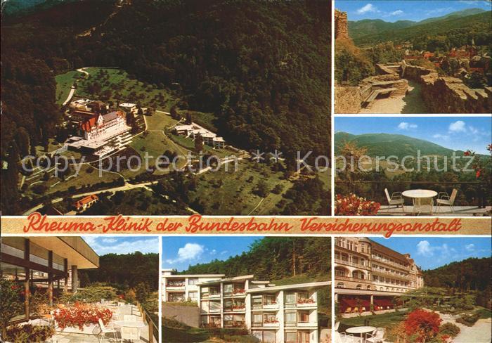 BADENWEILER BW Rheuma Klinik Bundesbahn Versicherungsanstalt