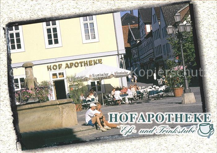 Bueckeburg Hofapotheke Ess Trinkstube