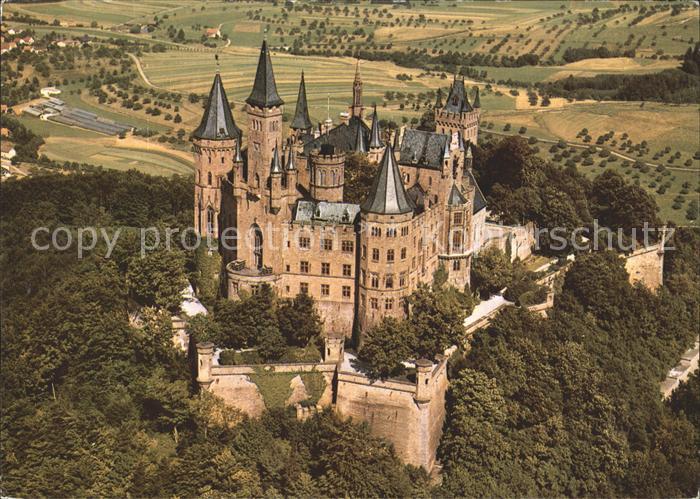 Burg Hohenzollern Fliegeraufnahme