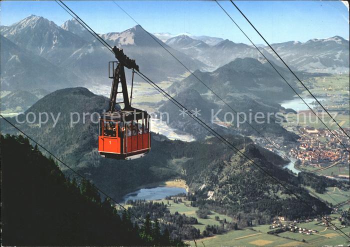 Schwangau Tegelbergbahn Fuessen Brentenjoch Aggenstein Breitenberg