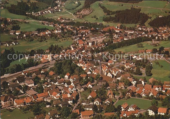 Baiersbronn Schwarzwald Fliegeraufnahme