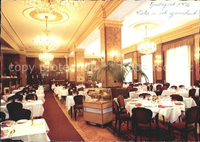 Budapest Hotel Restaurant