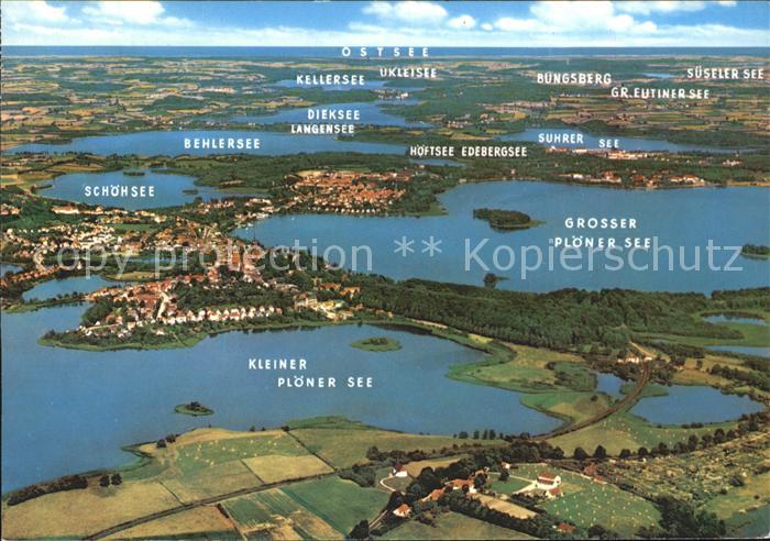 Ploen See Kleinr Grosser Ploener See Schoensee Behlersee