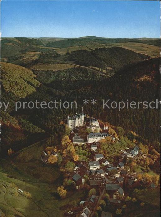 Lauenstein Oberfranken Fliegeraufnahme Burg