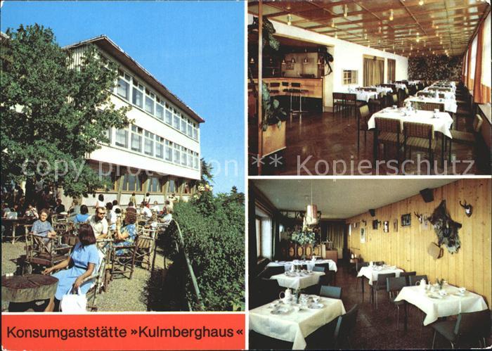 Saalfeld Saale Konsum Gaststaette Kulmberghaus