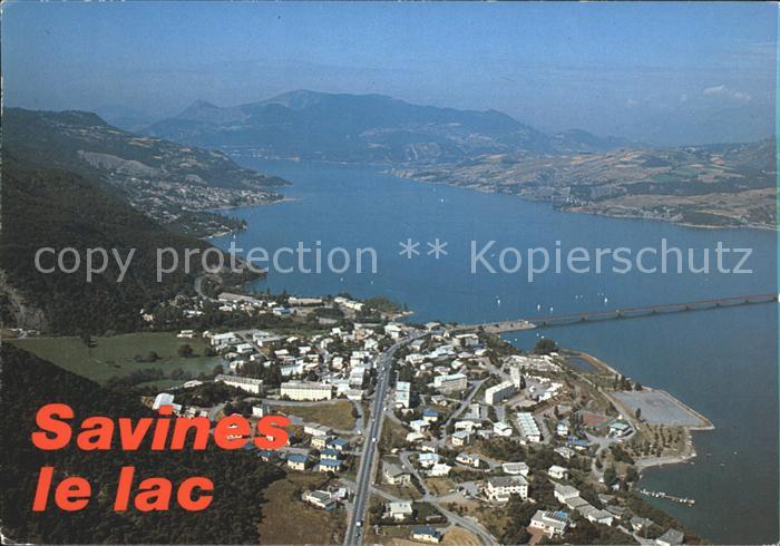 Savines-le-Lac Fliegeraufnahme Campings