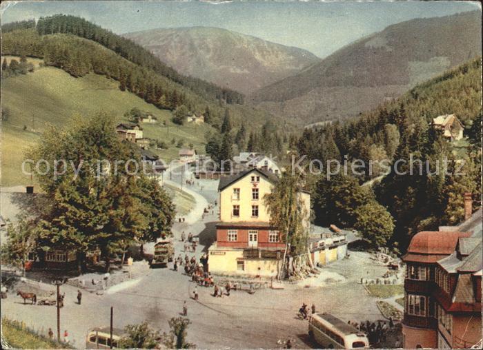 Krkonose Pec pad Snezkau