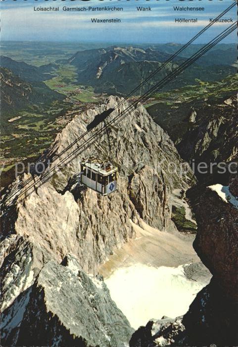Zugspitze Grosskabinenbahn Loisachtal Garmisch Partenkirchen Wank Walchensee