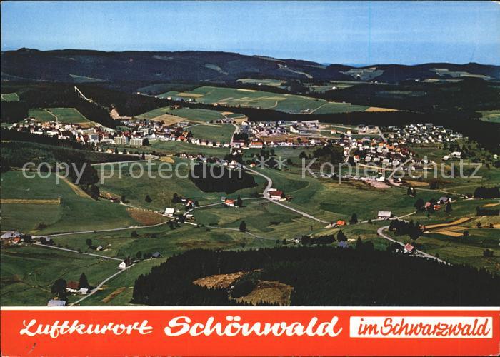Schoenwald Schwarzwald Fliegeraufnahme