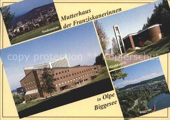 Olpe Biggesee Mutterhaus Franziskanerinnen Grabkapelle
