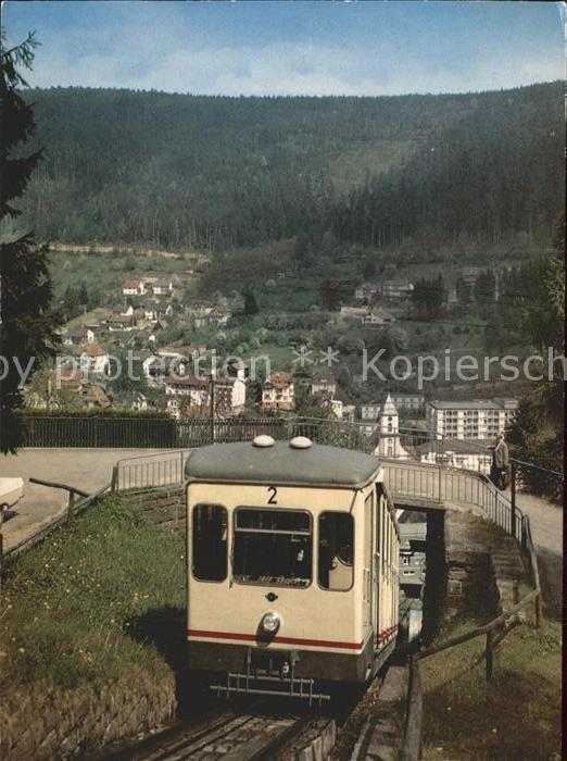 Wildbad Schwarzwald Bergbahn zum Sommerberg