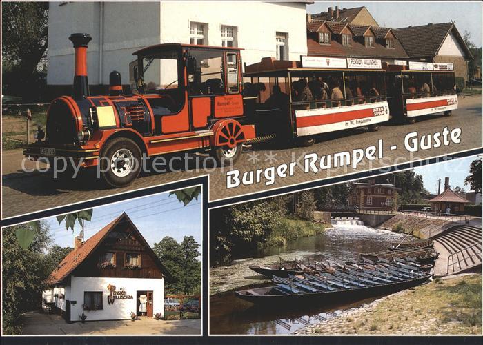 Werben Niederlausitz Spreewald Touristenbahn Burgen Rumpel Guste Richarf Rumpel