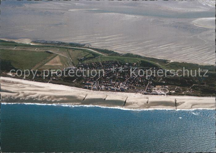 Wangerooge Nordseebad Fliegeraufnahme