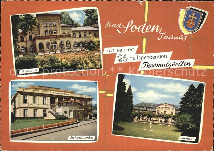 Bad Soden Taunus Badehaus Kurhaus Inhalatorium