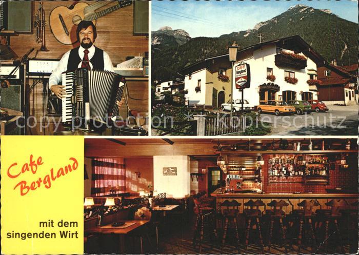 Maurach Tirol Cafe Bergland singenden Wirt