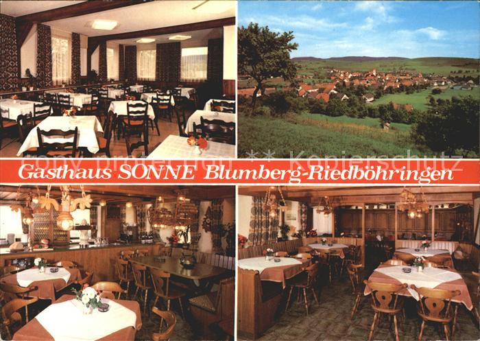 Blumberg Baden Gasthaus Sonne