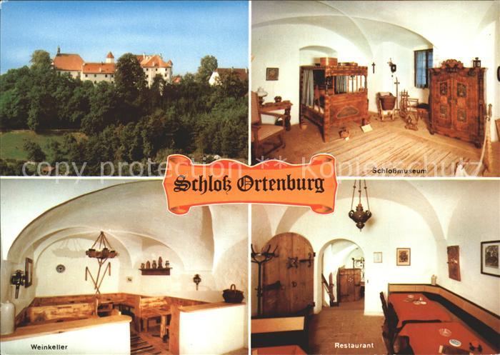 Ortenburg Schloss Museum Restaurant Weinkeller