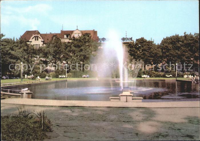 Cottbus Schilerplatz Springbrunnen