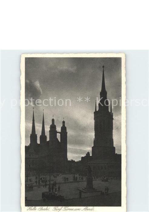 Halle Saale Fuenf Tuerme