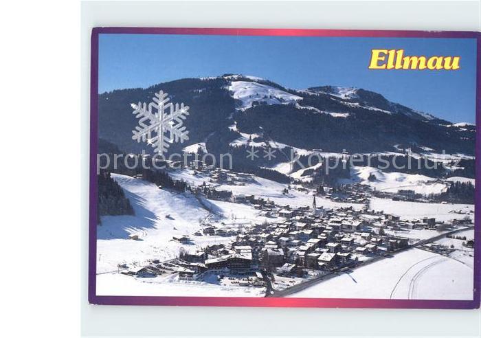 Ellmau Tirol Kaisergebirge Fliegeraufnahme