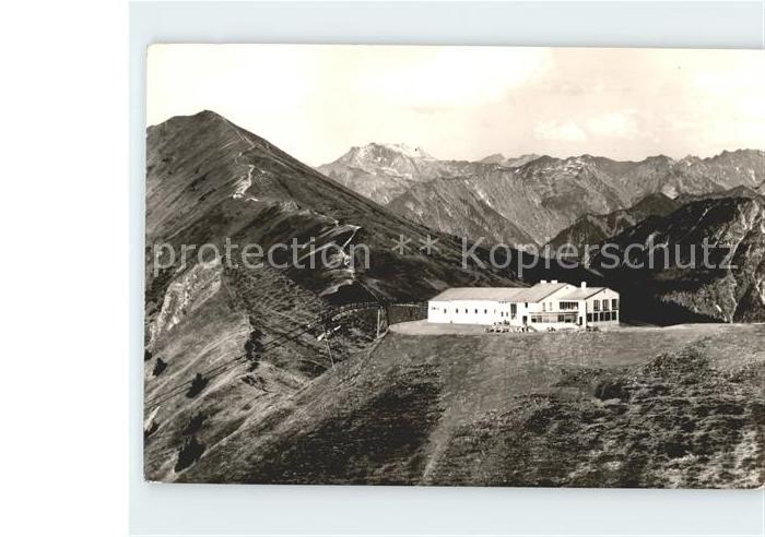 Riezlern Kleinwalsertal Vorarlberg Kanzelwandbahn Berggaststaette Nebelhorn