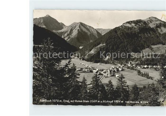 Bichlbach Rote Stein Alpkopf