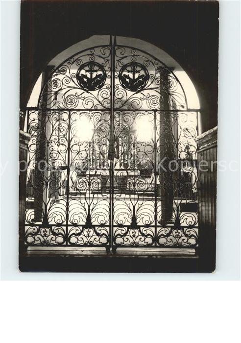 Gory Swietokrzyskie Klasycystyczna krata kosciele klasztornym Swietym Krzyzu