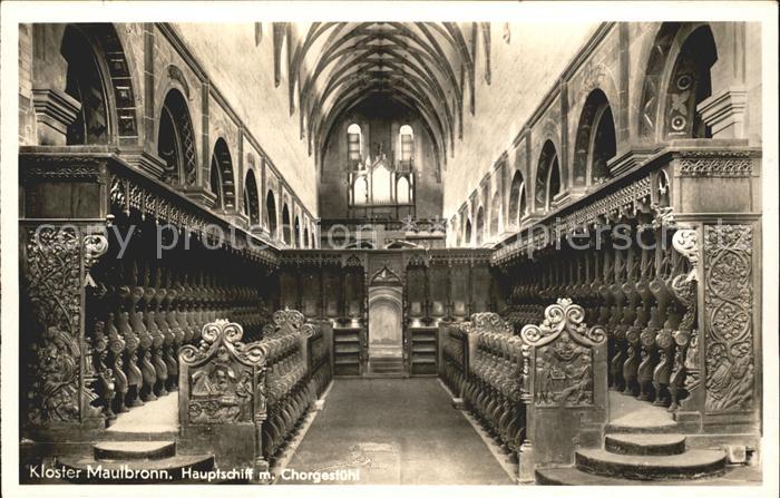 Maulbronn Kloster Chorgestuehle